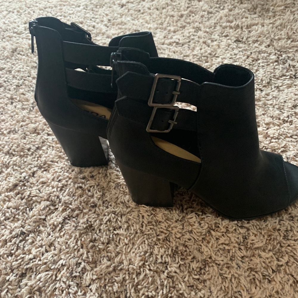 Soda Open Toe Heeled Sandals